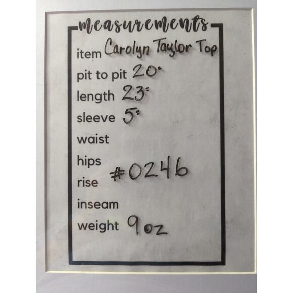 Carolyn Taylor Top Woman's Large V-Neck Cap Sleeve Black White Striped - Picture 11 of 12